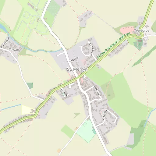 Map of St Merryn