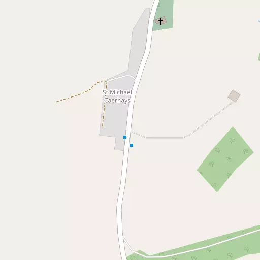Map of St Michael Caerhays