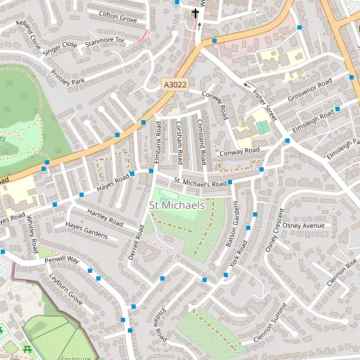 Map of St Michaels