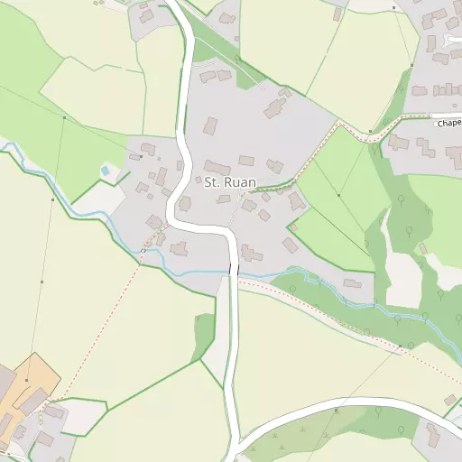 Map of St Ruan