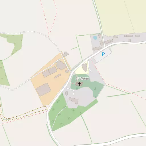 Map of St Wenn