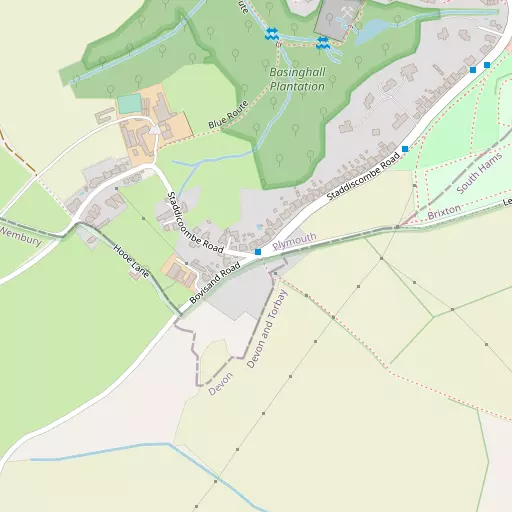 Map of Staddiscombe