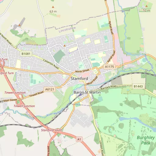 Map of Stamford