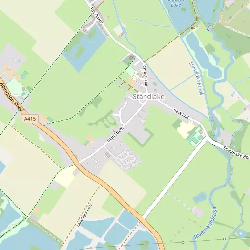 Map of Standlake