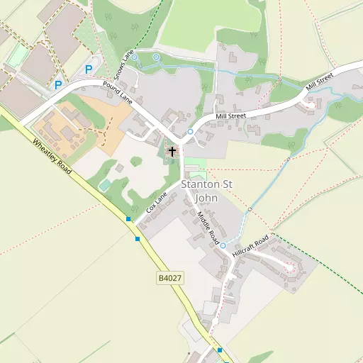 Map of Stanton St John