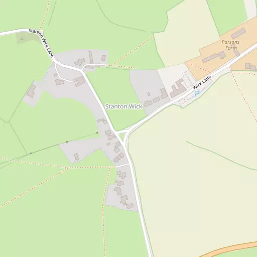 Map of Stanton Wick