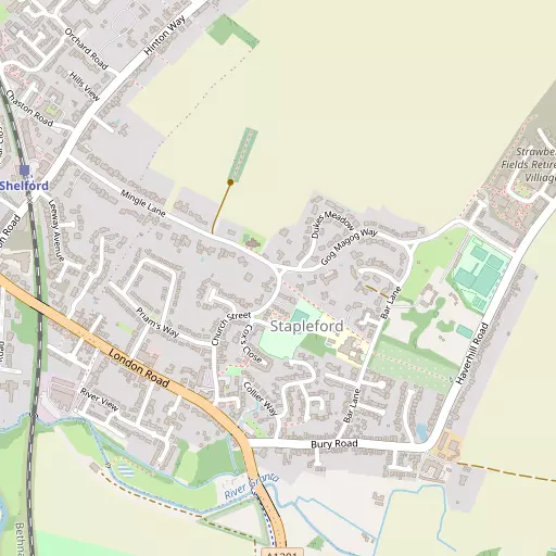 Map of Stapleford