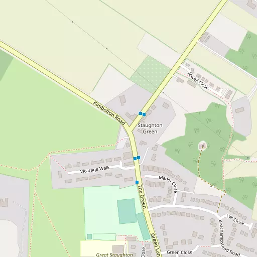 Map of Staughton Green