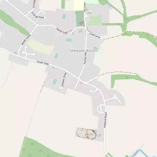 Map of Steeple Aston