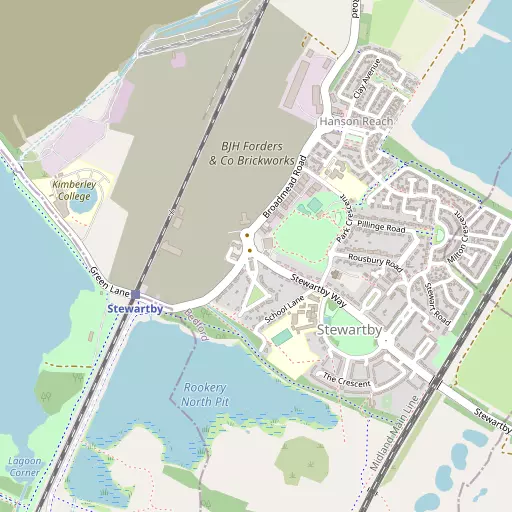 Map of Stewartby