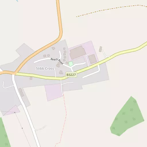 Map of Stibb Cross