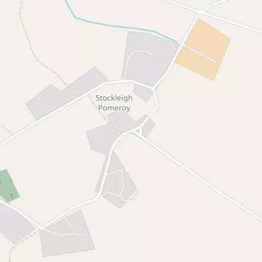 Map of Stockleigh Pomeroy