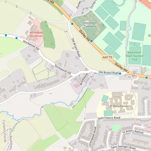 Map of Stockwood Vale