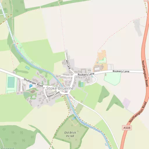 Map of Stoke Bruerne
