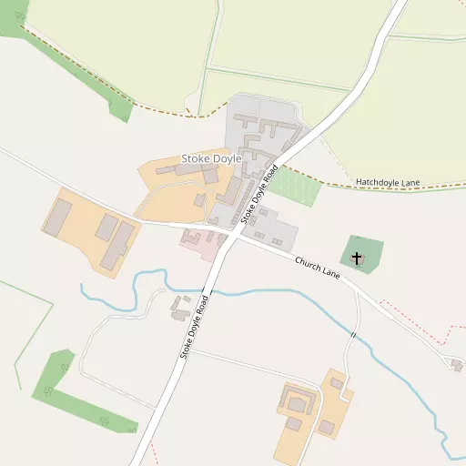Map of Stoke Doyle
