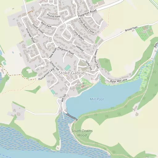Map of Stoke Gabriel
