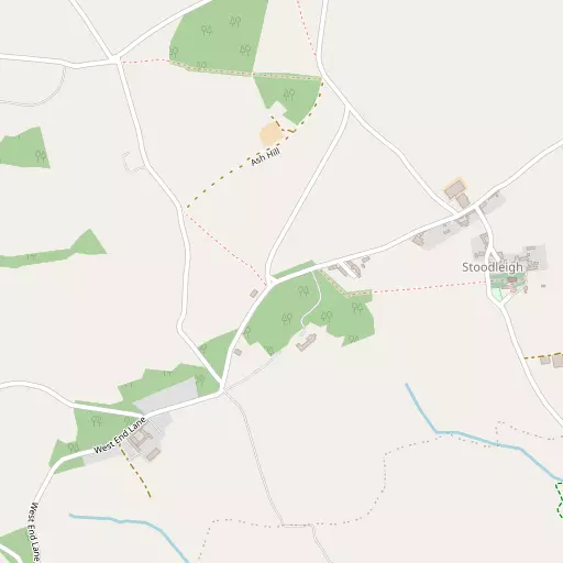 Map of Stoodleigh