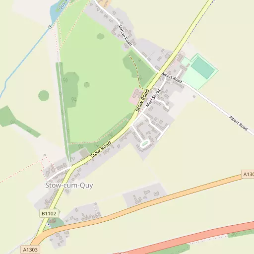 Map of Stow cum Quy