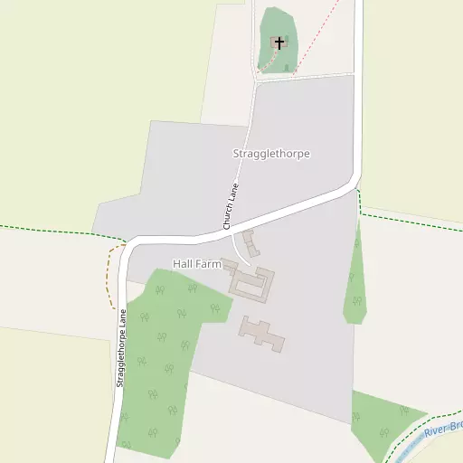 Map of Stragglethorpe