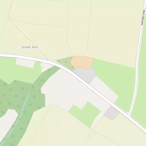 Map of Street Ash