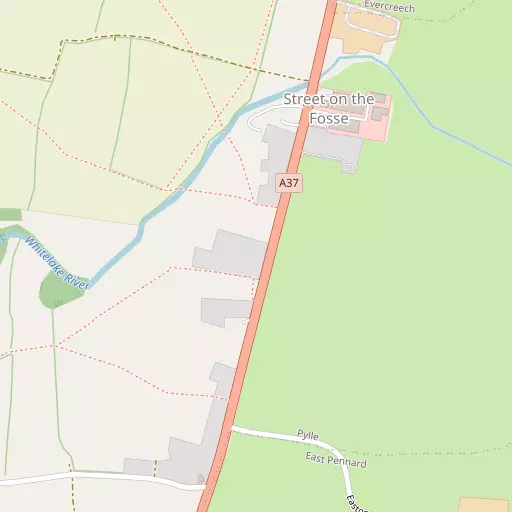 Map of Street on the Fosse