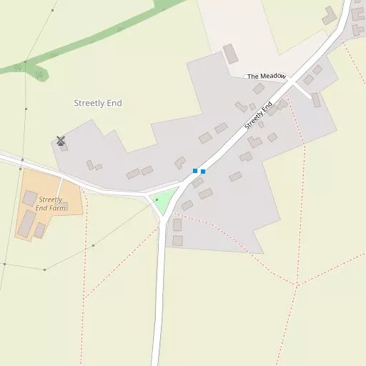 Map of Streetly End