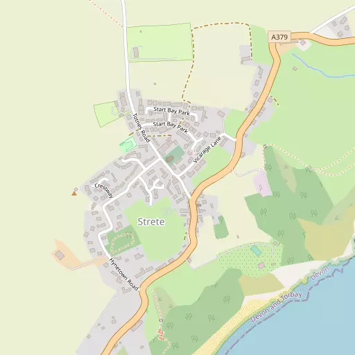 Map of Strete