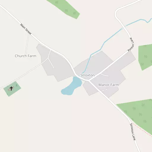 Map of Stroxton
