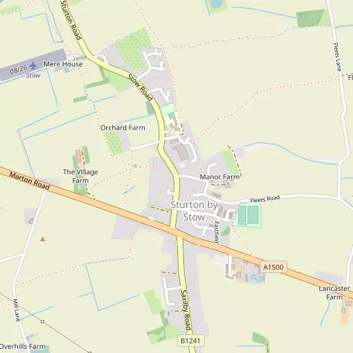 Map of Sturton by Stow