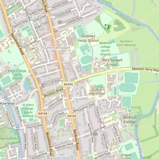 Map of Summertown