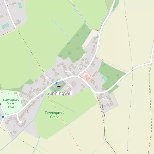 Map of Sunningwell