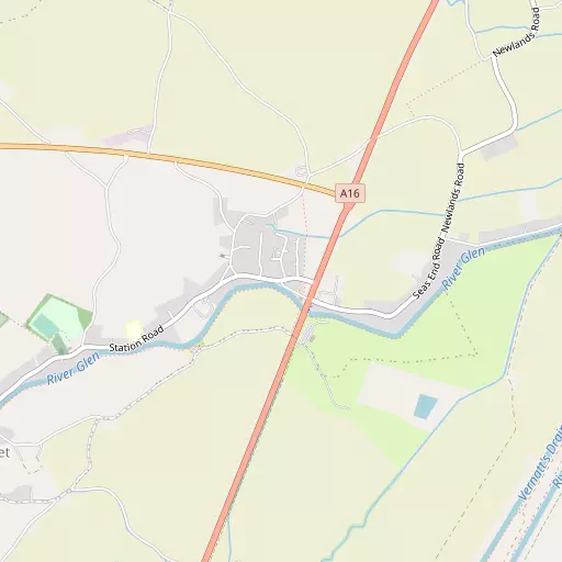 Map of Surfleet Seas End