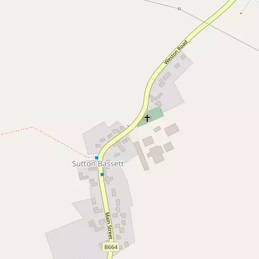 Map of Sutton Bassett