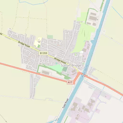 Map of Sutton Bridge