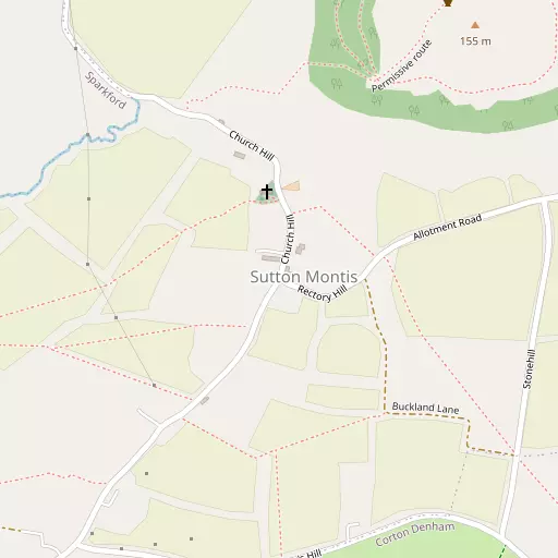 Map of Sutton Montis