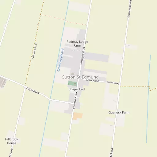 Map of Sutton St Edmund
