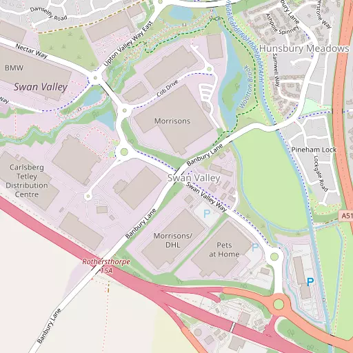 Map of Swan Valley