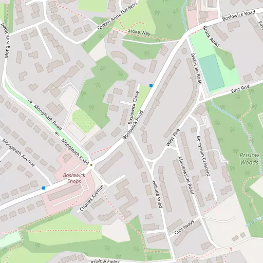 Map of Swanvale