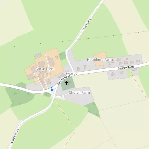 Map of Swarby