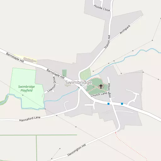 Map of Swimbridge