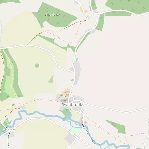 Map of Swinbrook