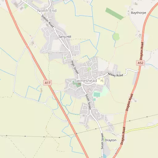 Map of Swineshead