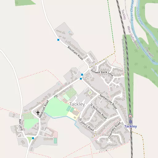 Map of Tackley