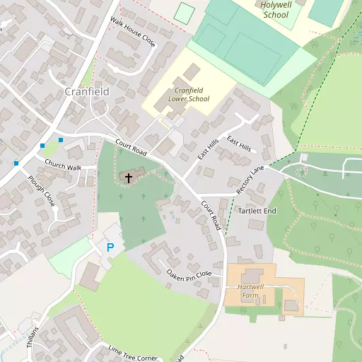 Map of Tartlett End