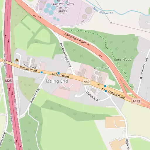 Map of Tatling End