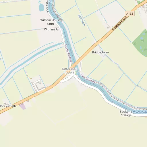 Map of Tattershall Bridge