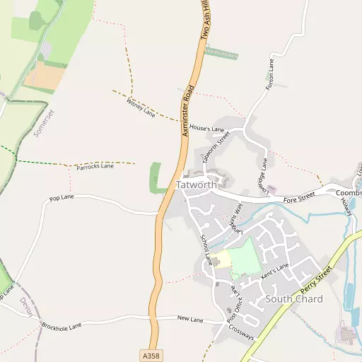 Map of Tatworth