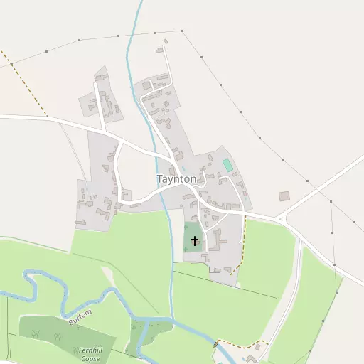 Map of Taynton