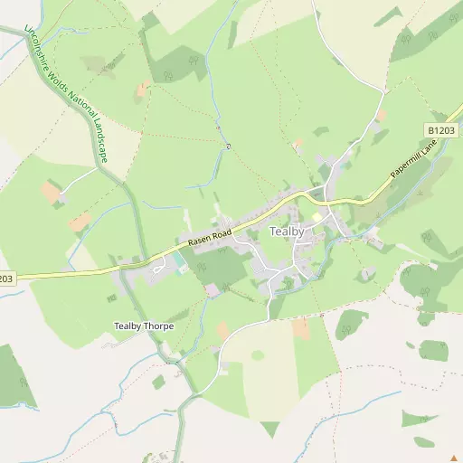 Map of Tealby