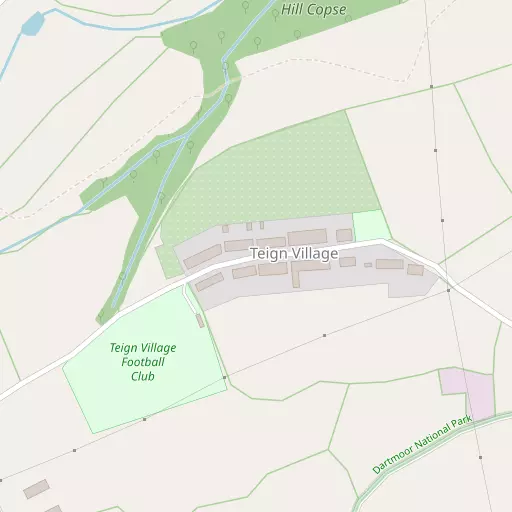 Map of Teign Village